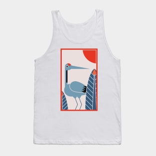 Pine and Crane Tank Top